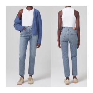 CITIZENS OF HUMANITY Sabine High-Waisted Straight Leg Jeans Dresden Size 26